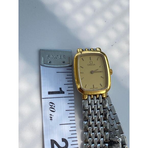Authentic Omega Vintage Women's Watch – Two-Tone Gold & Silver - Picture 10 of 12